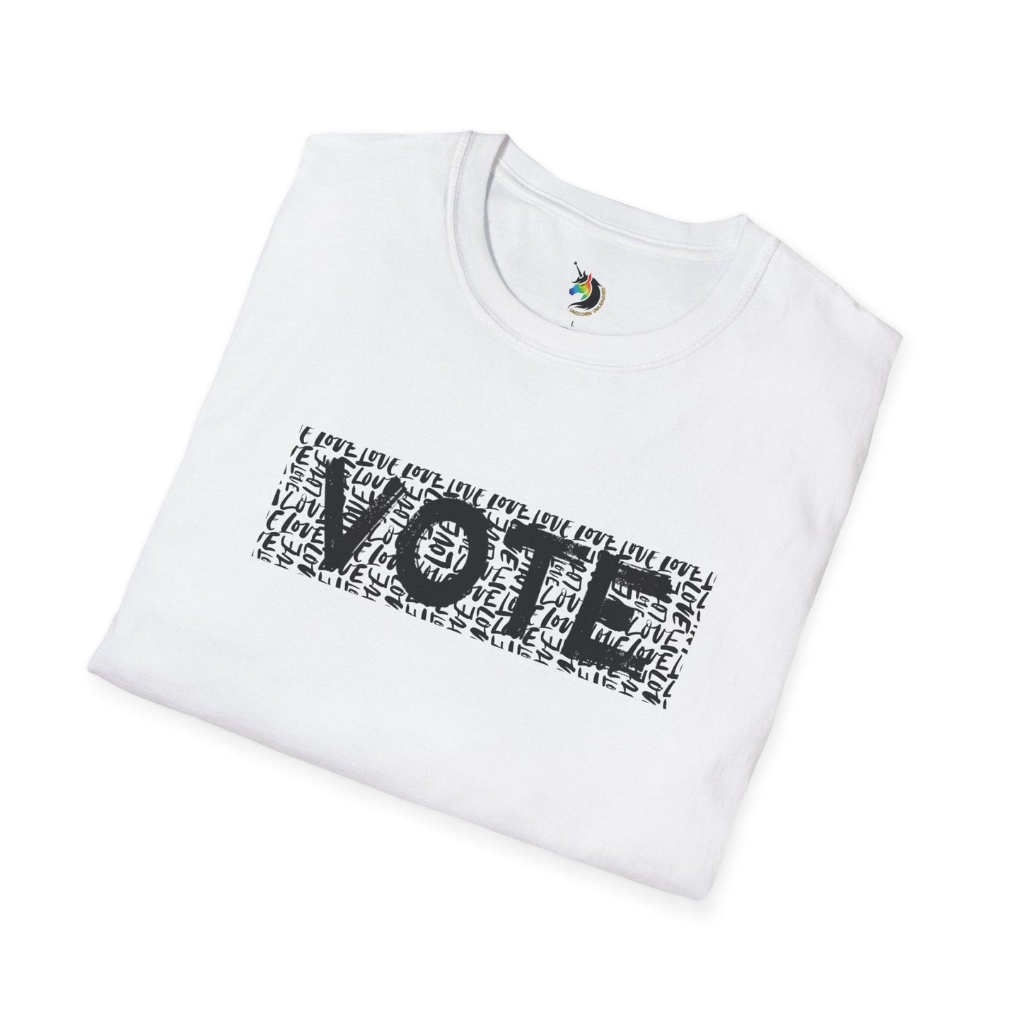 Vote on love pattern Unisex T-Shirt