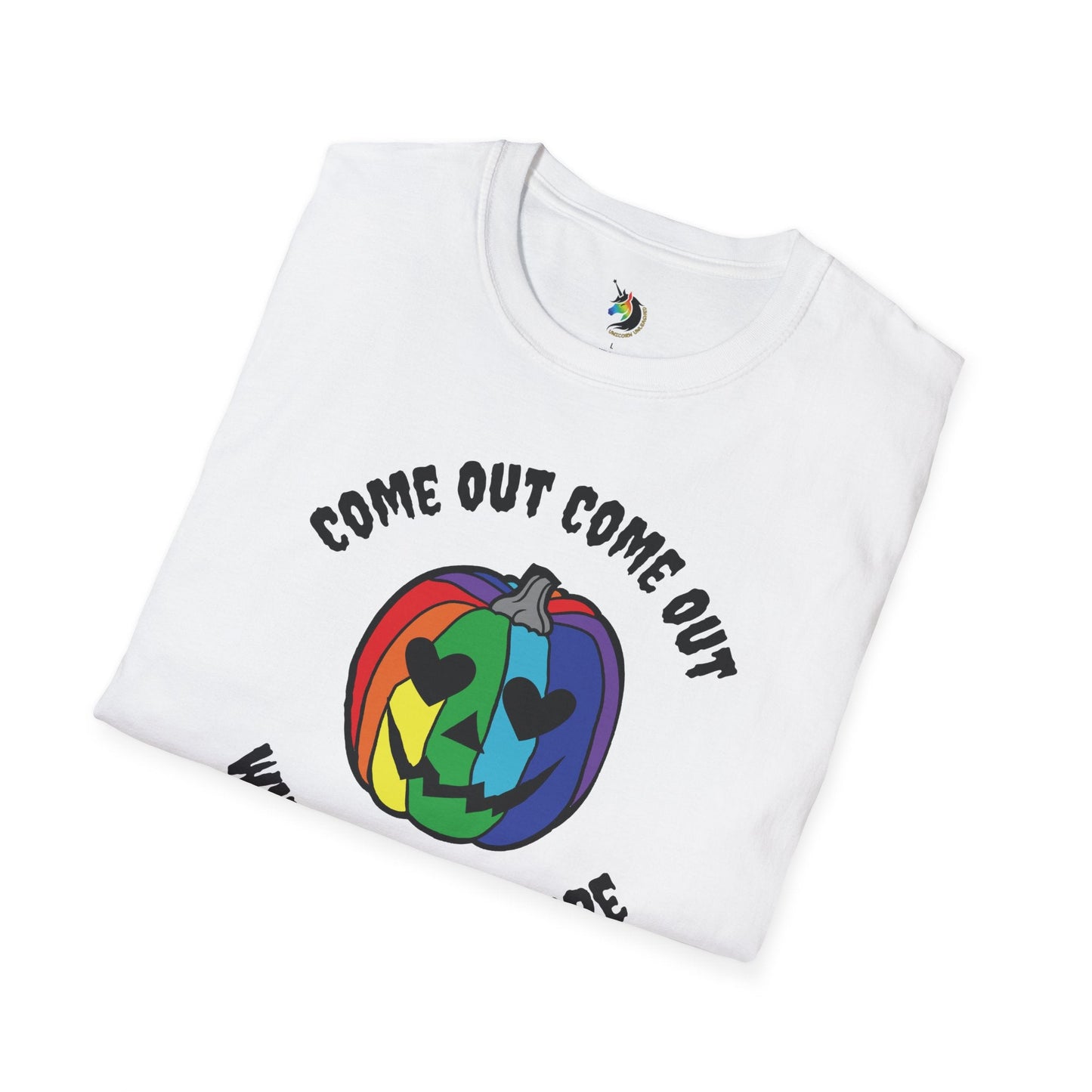 Halloween Come Out Rainbow Unisex T-Shirt