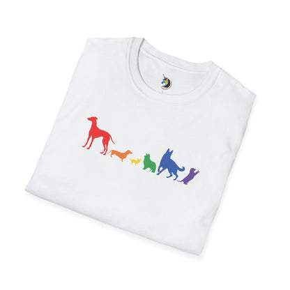 Rainbow Dogs Unisex T-Shirt