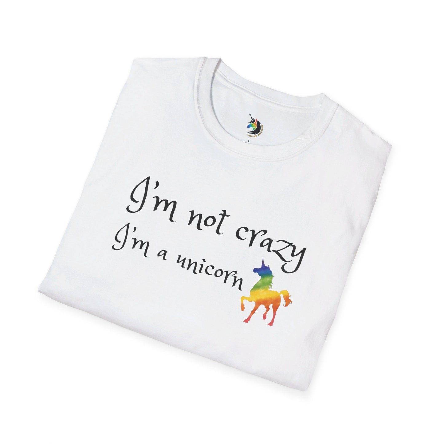 Crazy Rainbow Unicorn Unisex T-Shirt