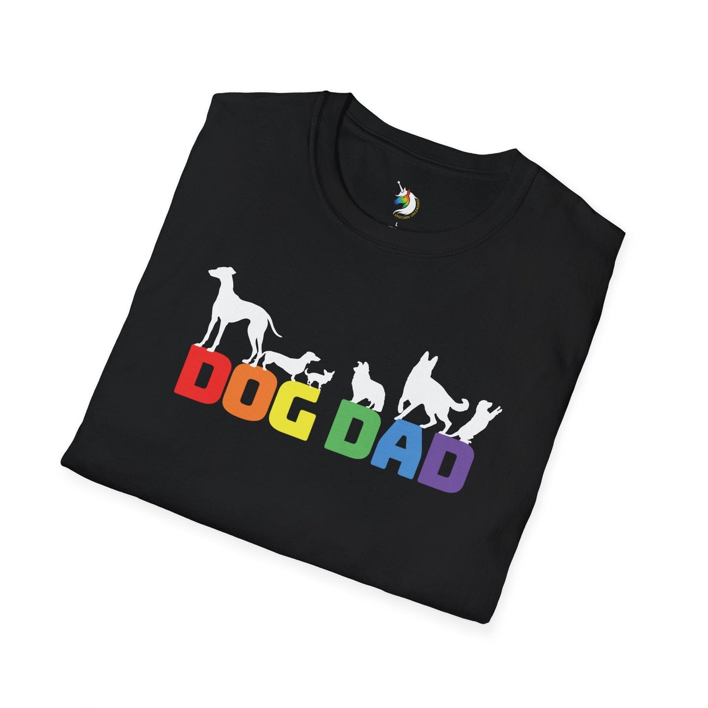 Dog Dad Silhouettes Unisex T-Shirt