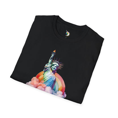 Rainbow Liberty Unisex T-Shirt