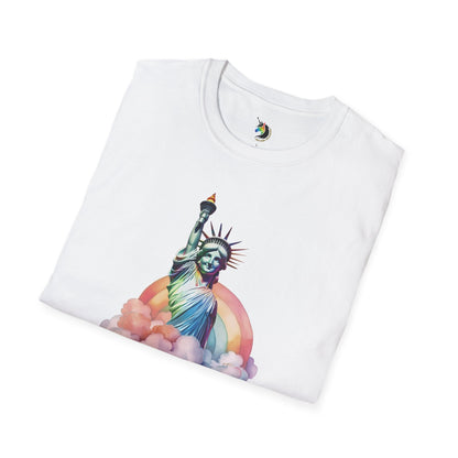 Rainbow Liberty Unisex T-Shirt