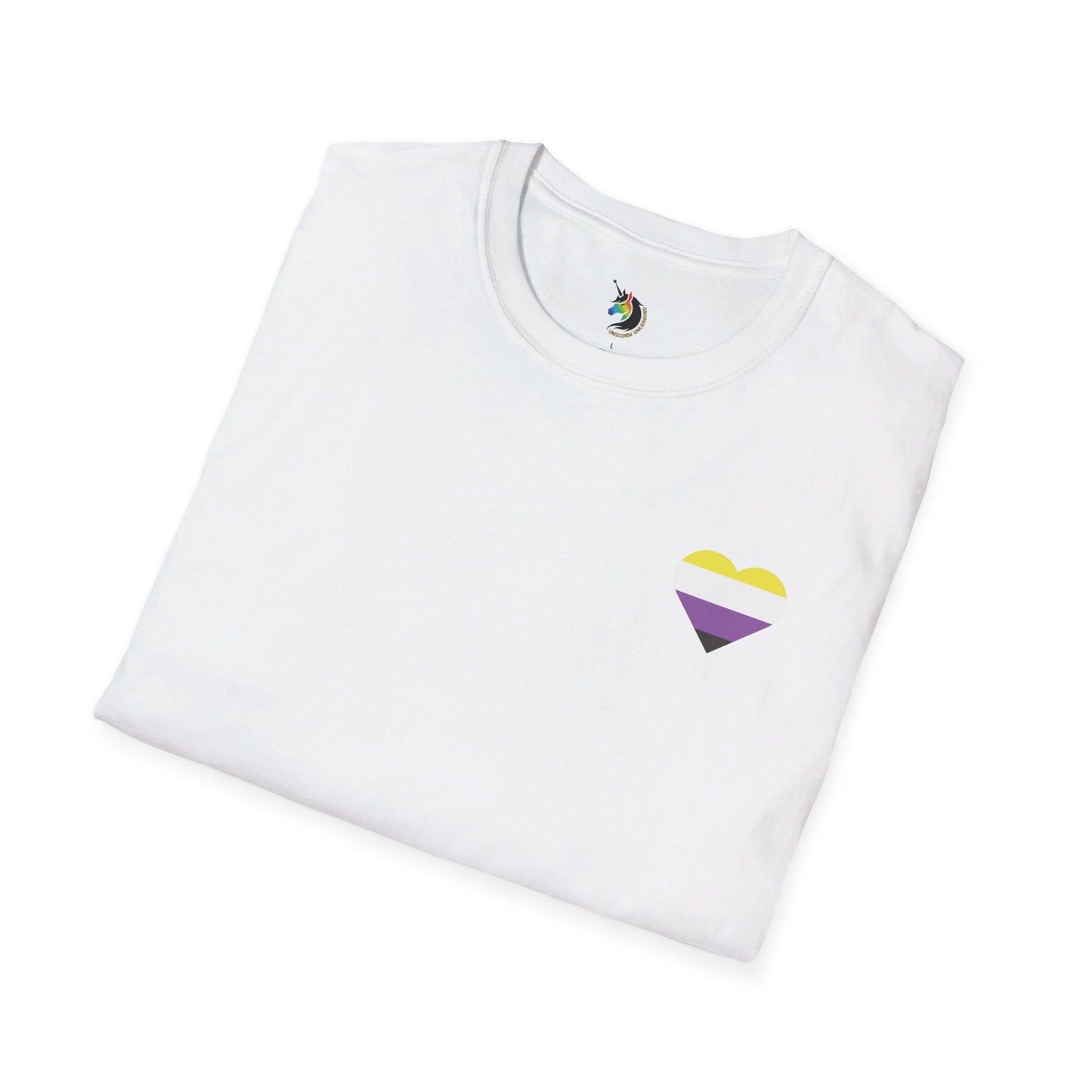 Mini Nonbinary Heart Unisex T-Shirt