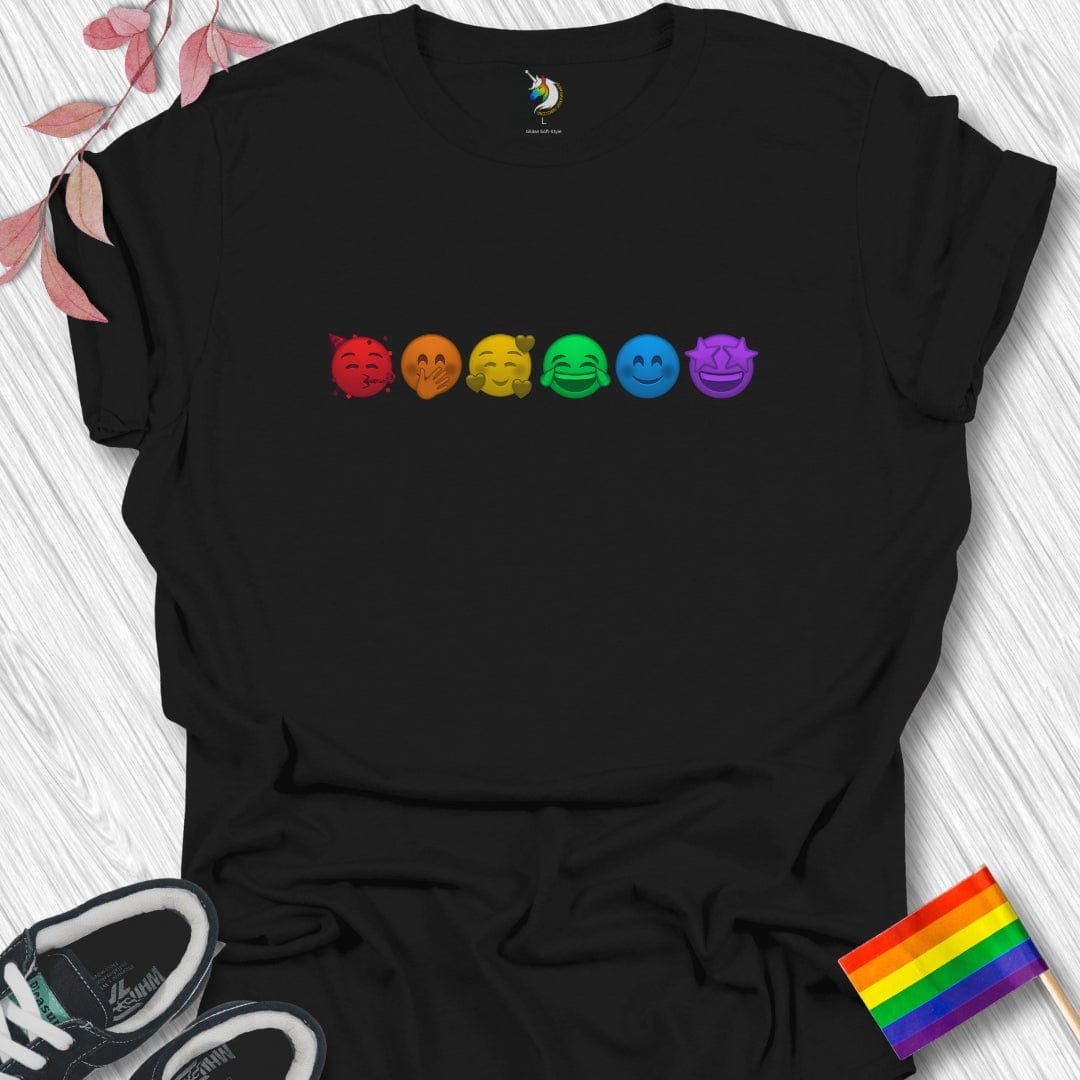 Rainbow Emojis Unisex T-Shirt