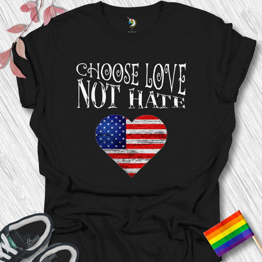 Choose Love America Unisex T-Shirt