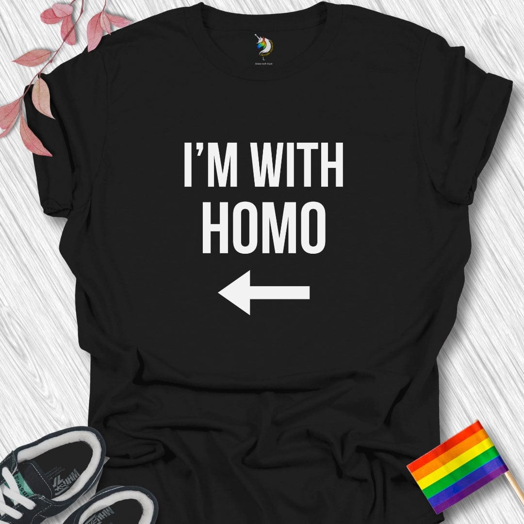 I'M WITH HOMO Unisex T-Shirt