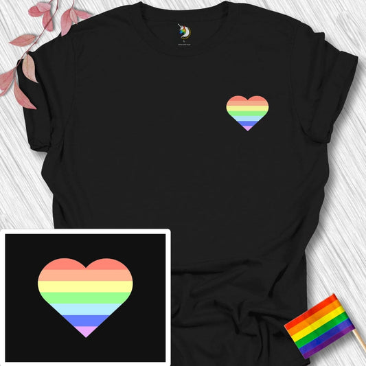 Mini Pride Heart Unisex T-Shirt