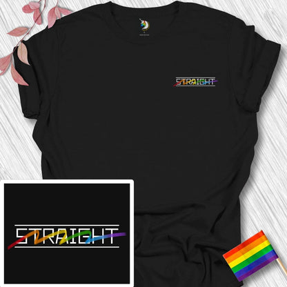 Straight Line-through Unisex Tee