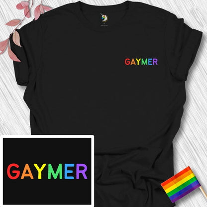 Mini Rainbow Gaymer Unisex T-Shirt