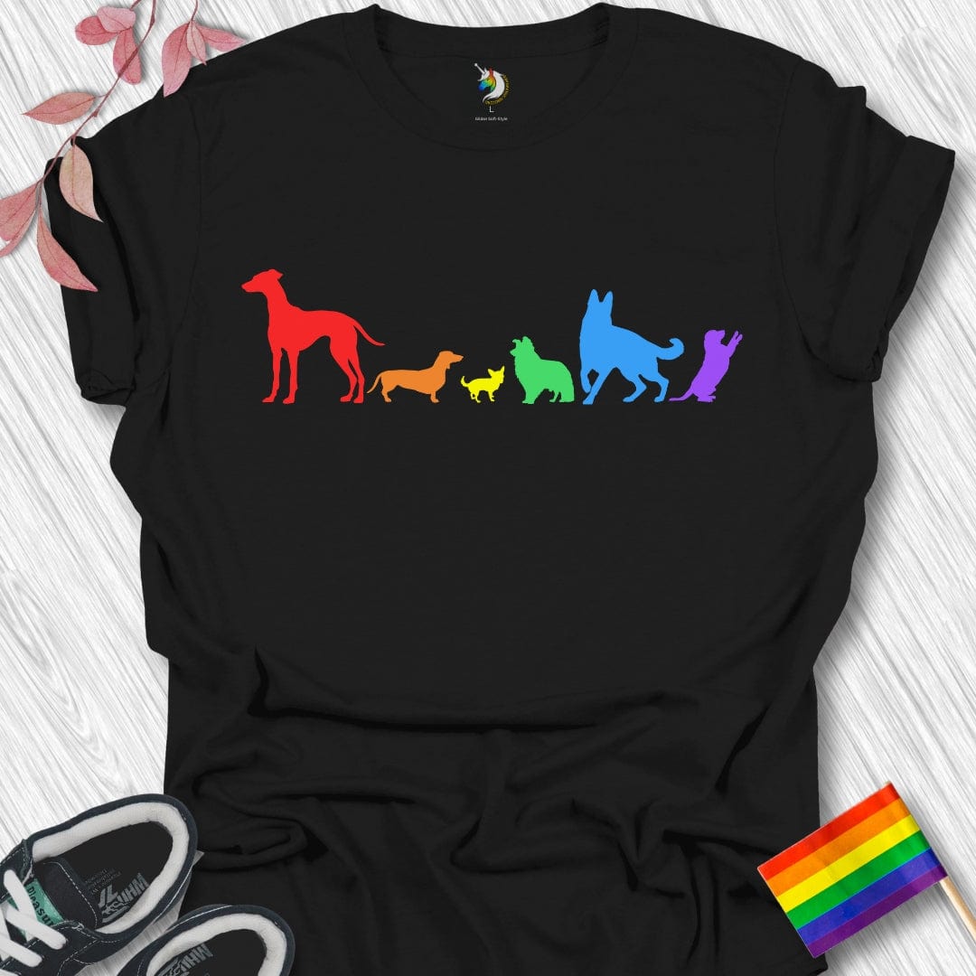 Rainbow Dogs Unisex T-Shirt