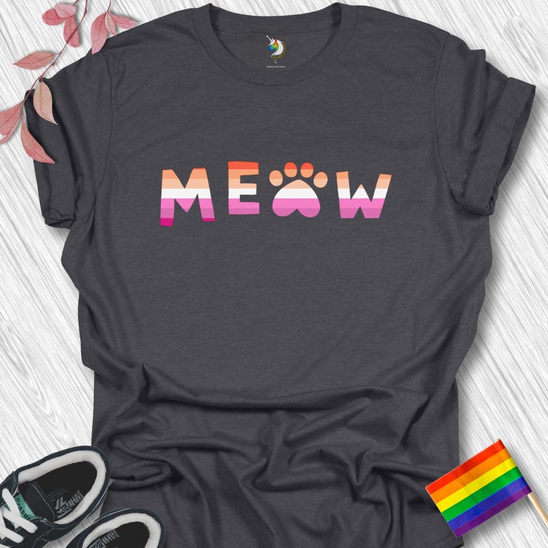 Lesbian Meow Paw Unisex T-Shirt