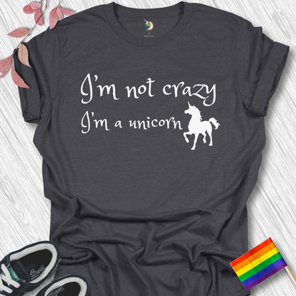 Crazy Unicorn Unisex T-Shirt