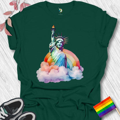 Rainbow Liberty Unisex T-Shirt