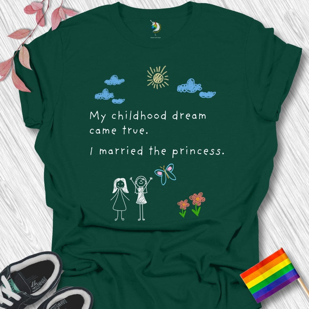 Childhood dream princess Unisex T-Shirt