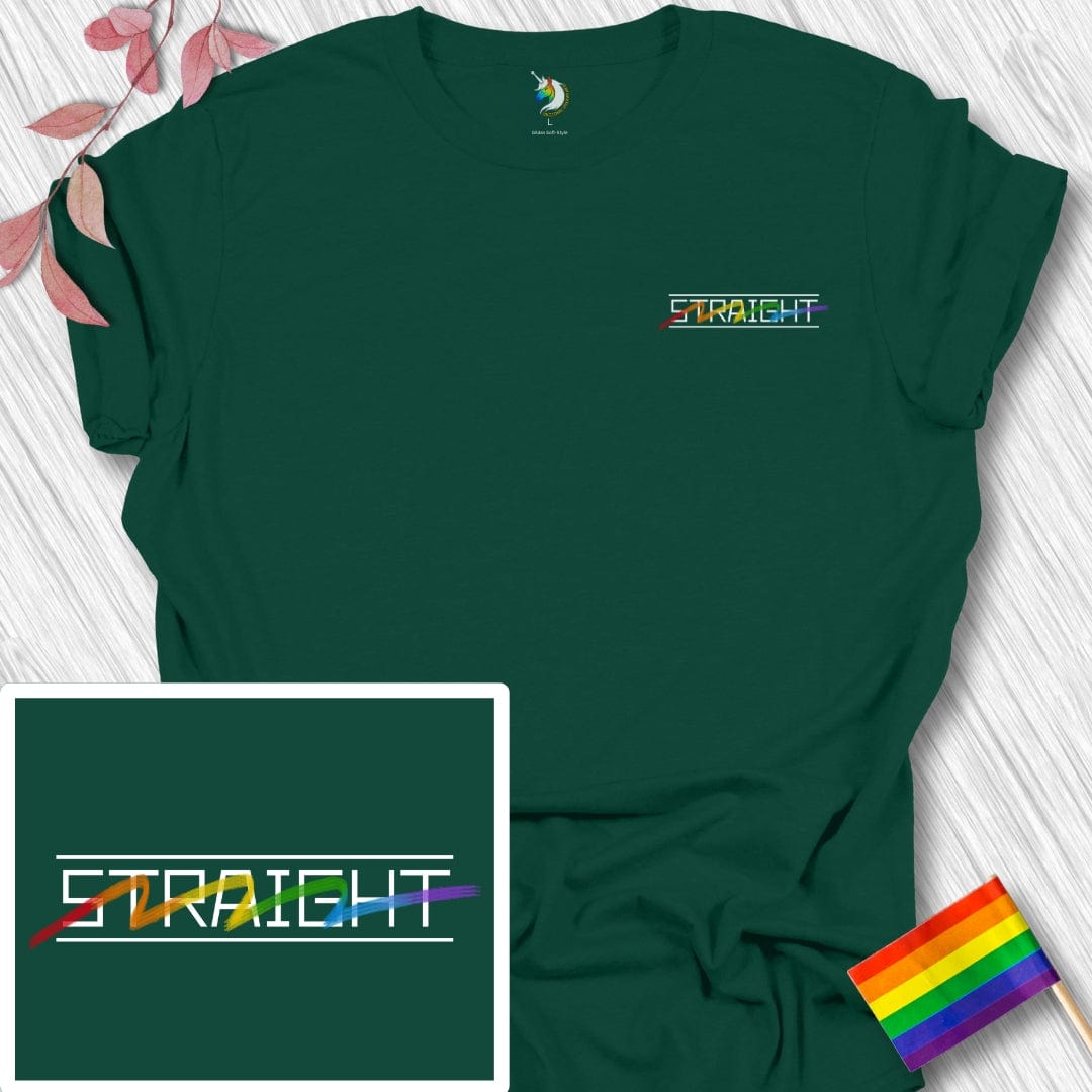 Straight Line-through Unisex Tee