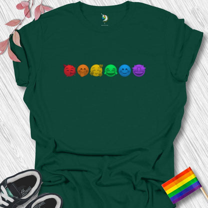 Rainbow Emojis Unisex T-Shirt