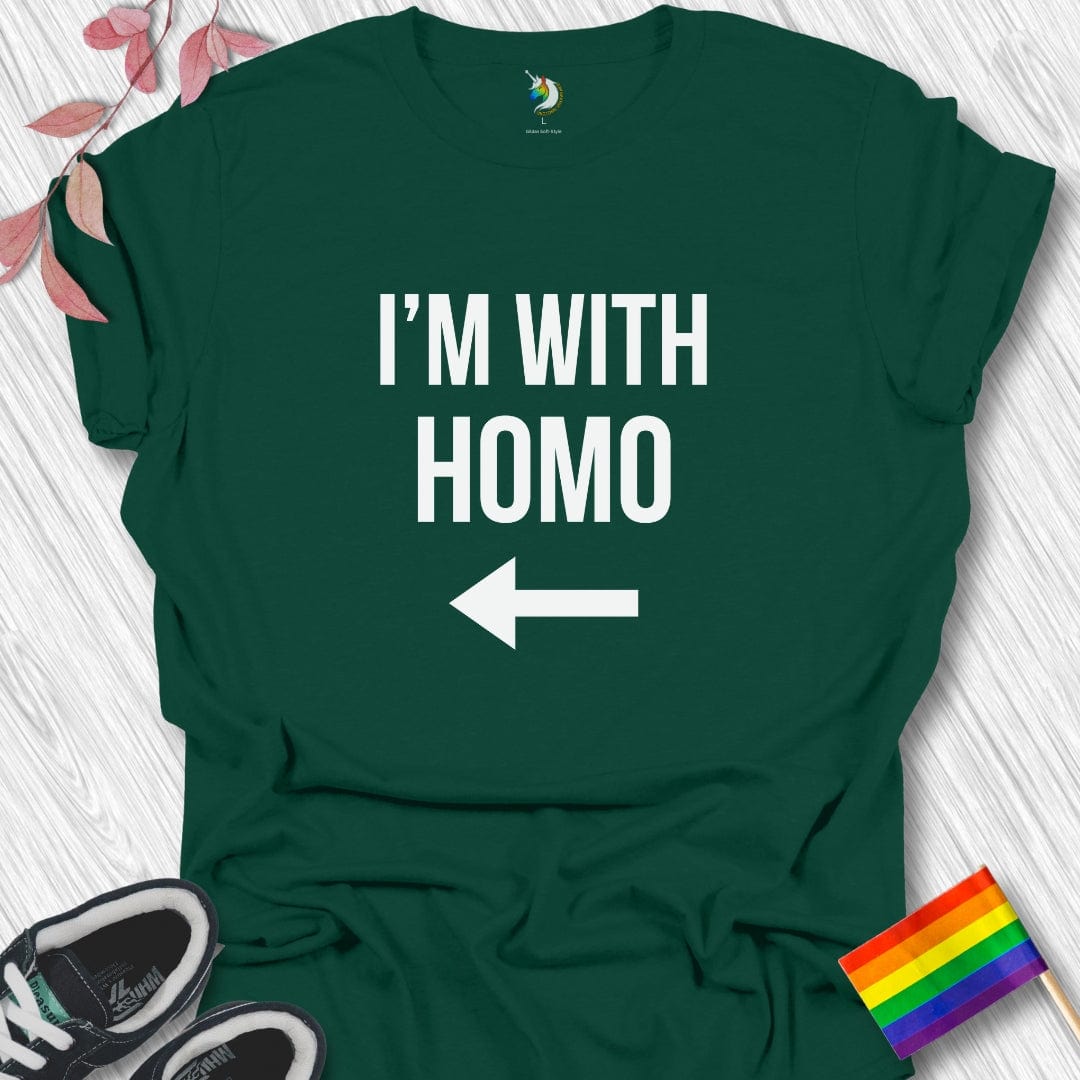 I'M WITH HOMO Unisex T-Shirt