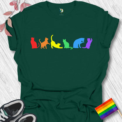 Rainbow Cats Unisex T-Shirt