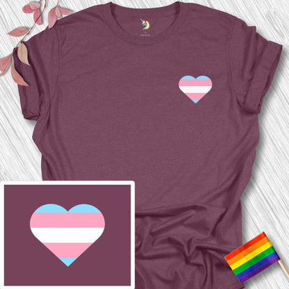 Mini Transgender Heart Unisex T-Shirt