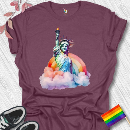 Rainbow Liberty Unisex T-Shirt