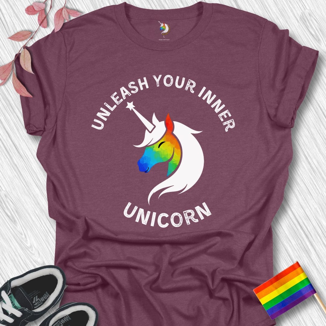 Bold Inner Unicorn Unisex T-Shirt