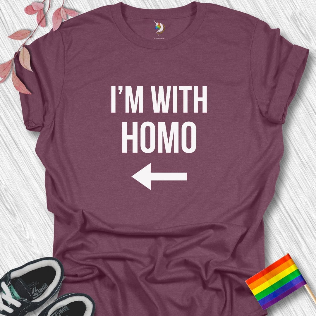 I'M WITH HOMO Unisex T-Shirt