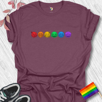 Rainbow Emojis Unisex T-Shirt