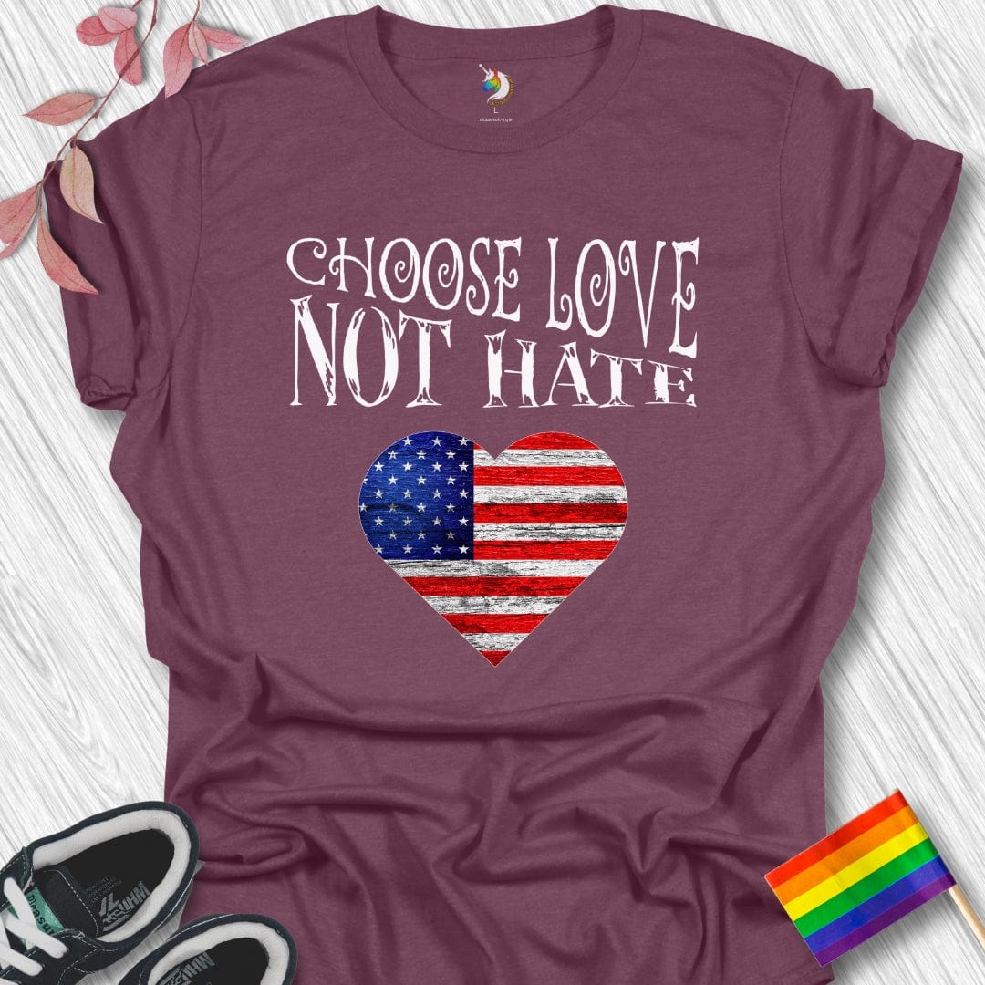 Choose Love America Unisex T-Shirt