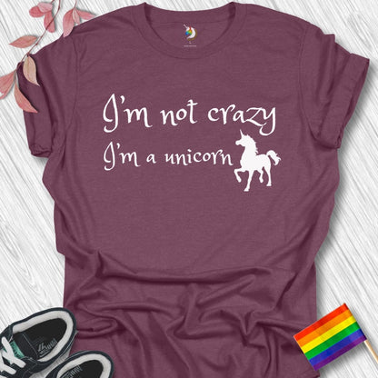 Crazy Unicorn Unisex T-Shirt