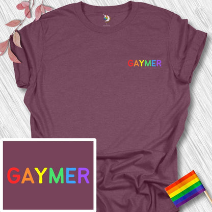 Mini Rainbow Gaymer Unisex T-Shirt