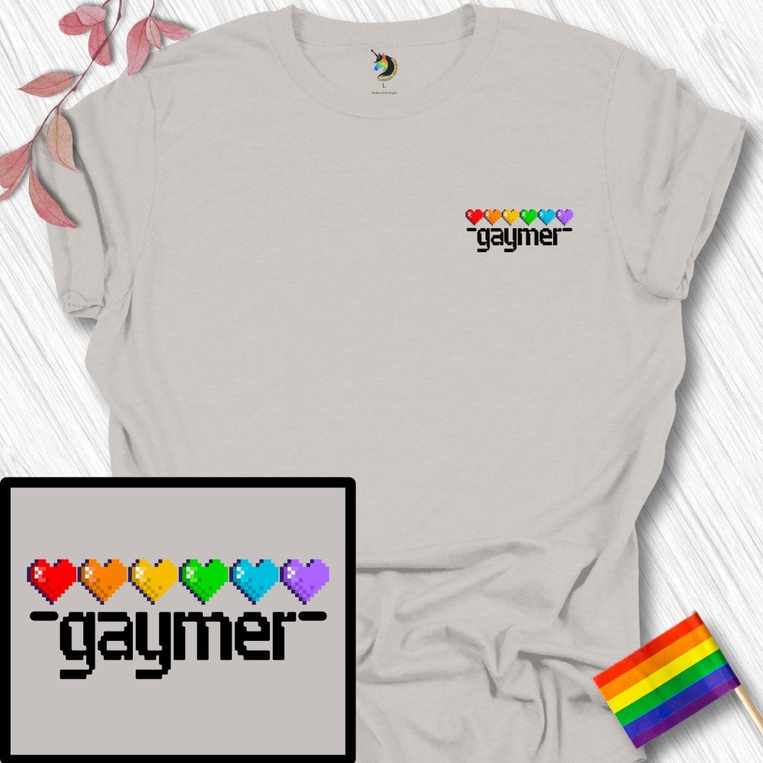 Gaymer Hearts Unisex T-Shirt