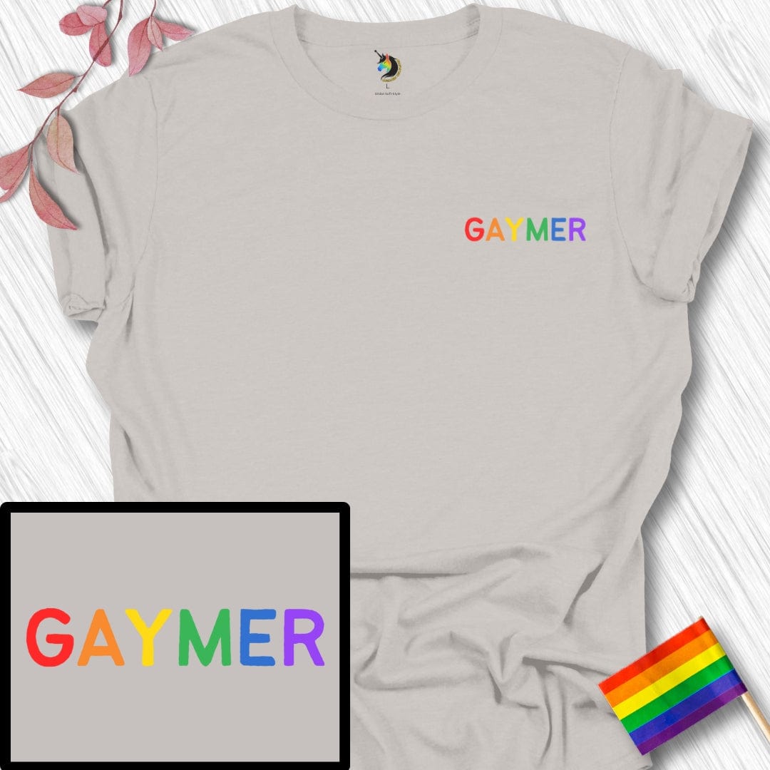 Mini Rainbow Gaymer Unisex T-Shirt