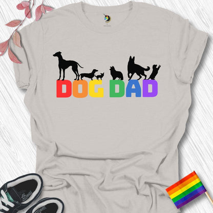 Dog Dad Silhouettes Unisex T-Shirt