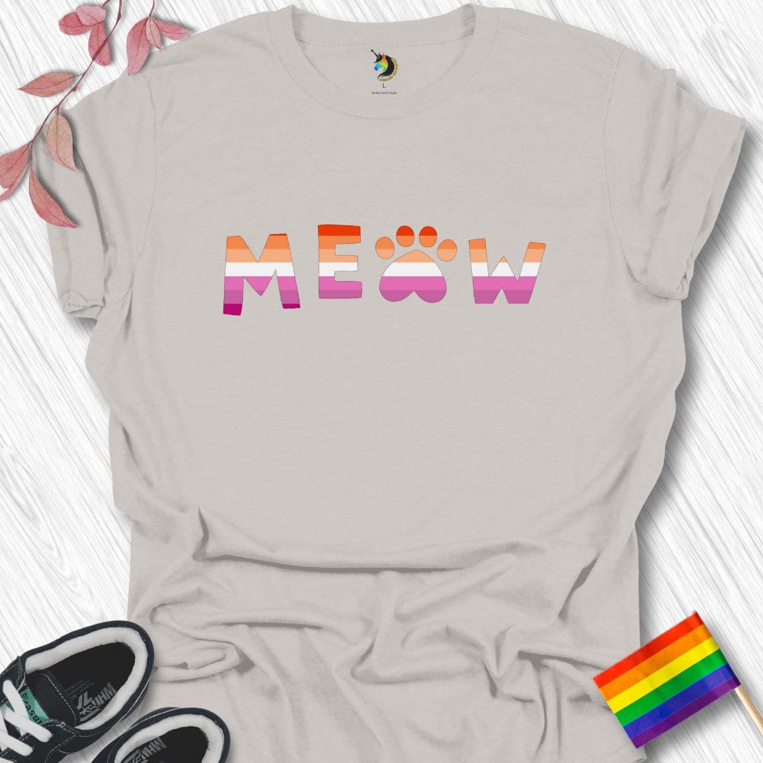 Lesbian Meow Paw Unisex T-Shirt