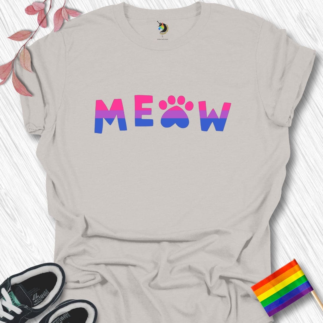 Bisexual Meow Paw Unisex T-Shirt