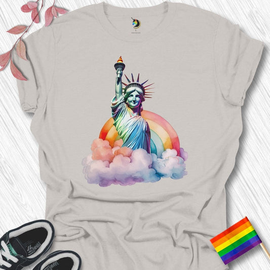 Rainbow Liberty Unisex T-Shirt