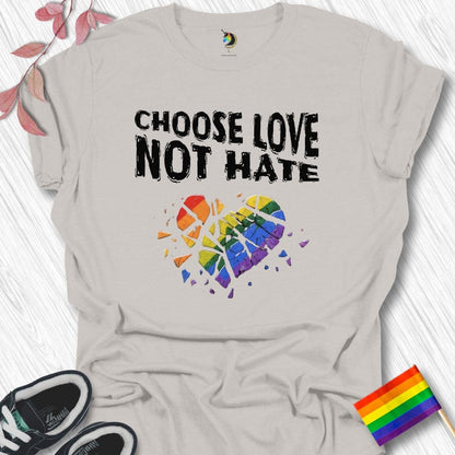 Choose Love Broken Heart (Color) Unisex T-Shirt