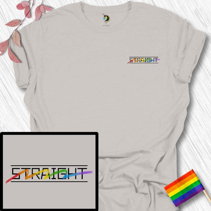 Straight Line-through Unisex Tee