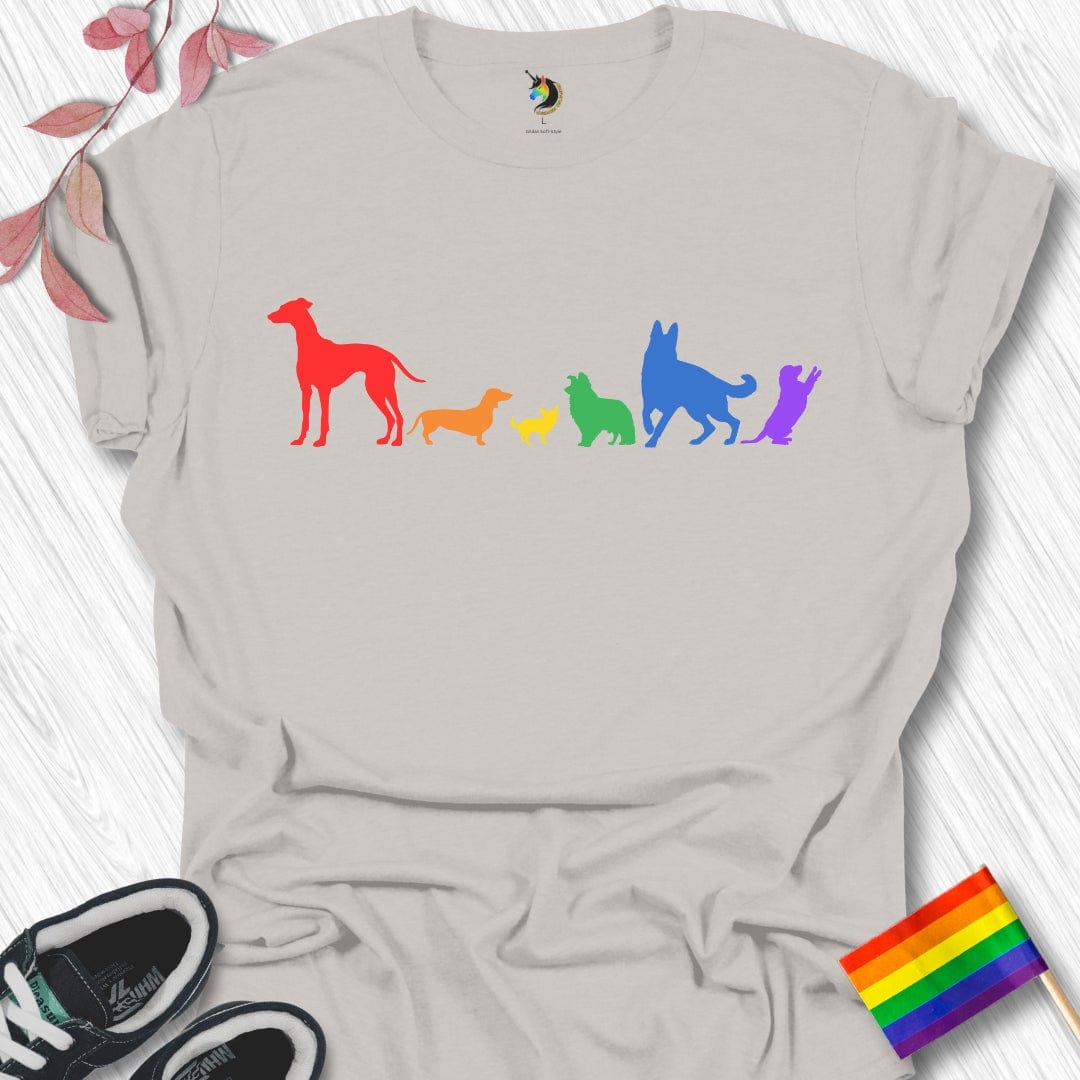 Rainbow Dogs Unisex T-Shirt