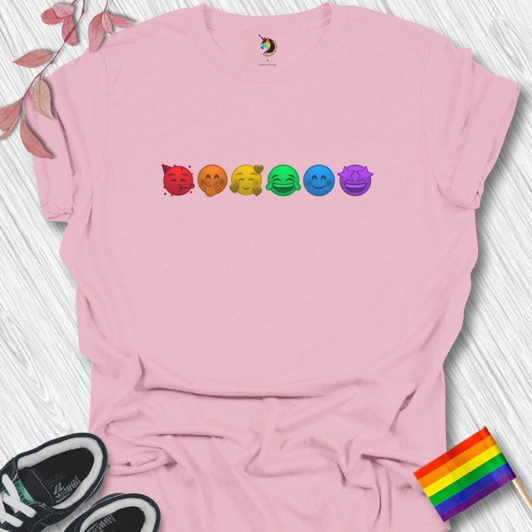 Rainbow Emojis Unisex T-Shirt