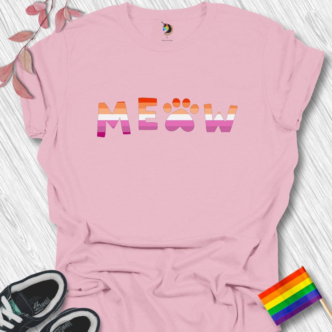 Lesbian Meow Paw Unisex T-Shirt