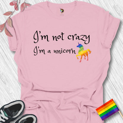 Crazy Rainbow Unicorn Unisex T-Shirt