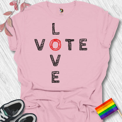 Crossword Vote Love Unisex T-Shirt