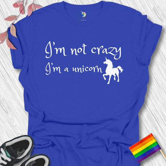 Crazy Unicorn Unisex T-Shirt