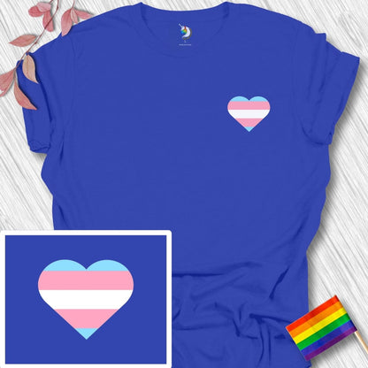 Mini Transgender Heart Unisex T-Shirt