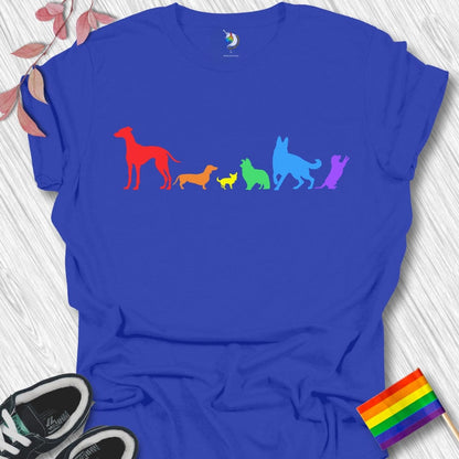 Rainbow Dogs Unisex T-Shirt