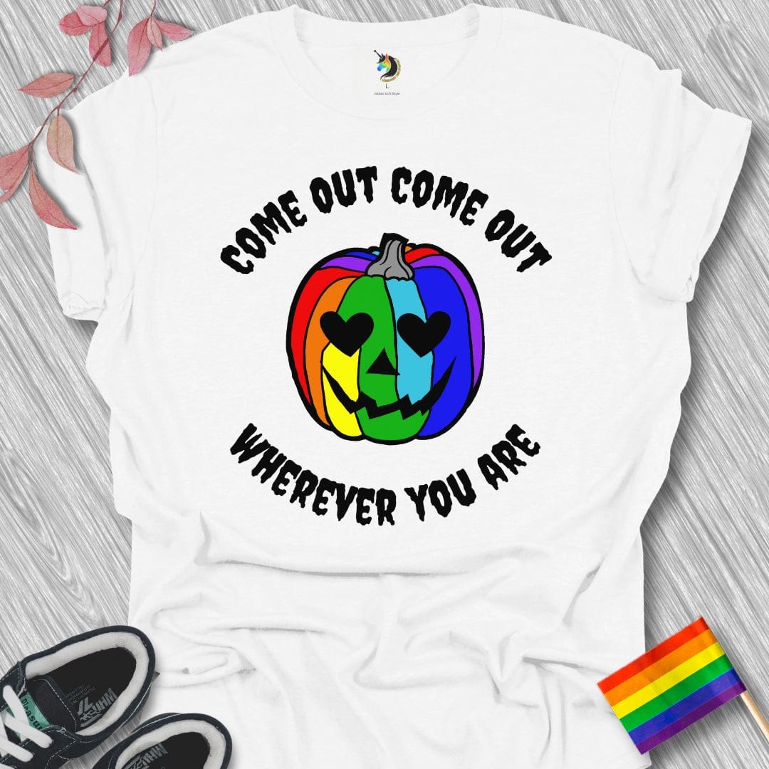 Halloween Come Out Rainbow Unisex T-Shirt