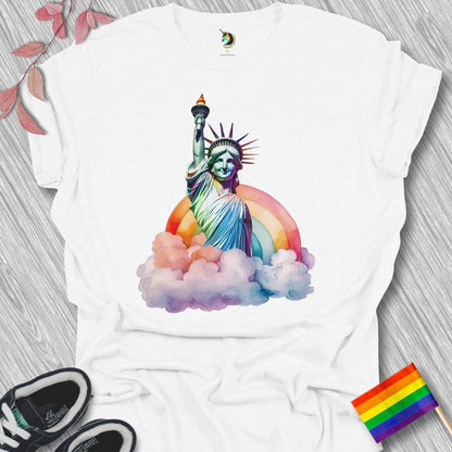 Rainbow Liberty Unisex T-Shirt