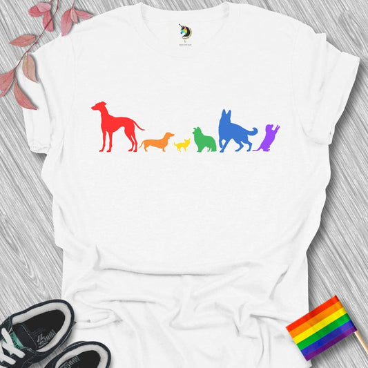 Rainbow Dogs Unisex T-Shirt